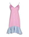 Dondup Midi Dresses In Purple