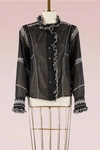 ISABEL MARANT ÉTOILE COTTON LAURYN SHIRT,CH0211-17A031E/01BK