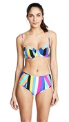 DIANE VON FURSTENBERG CONSTRUCTED BANDEAU TOP