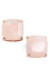 KATE SPADE MINI SMALL SQUARE SEMIPRECIOUS STONE STUD EARRINGS,WBRU8072