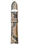 MICHELE 16MM LEATHER WATCH STRAP,MS16AA180101