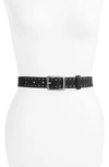 RAG & BONE BOYFRIEND LEATHER BELT,W276162LO