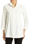 Lafayette 148 Marla Tunic Blouse In White