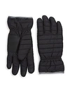 SAKS FIFTH AVENUE QUILTED GLOVES,0400095265886