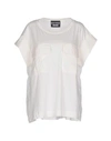 BOUTIQUE MOSCHINO BOUTIQUE MOSCHINO WOMAN T-SHIRT WHITE SIZE 6 COTTON,12076975TT 6