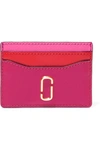 MARC JACOBS Textured-leather cardholder