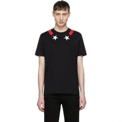 Givenchy Black Stars And Stripes T-shirt