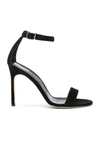 MANOLO BLAHNIK MANOLO BLAHNIK SUEDE CHAOS 105 HEELS IN BLACK.,MNIF-WZ17