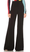 DIANE VON FURSTENBERG PLEAT FRONT FLARE PANT,11145DVF