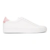 GIVENCHY GIVENCHY WHITE AND PINK URBAN KNOTS SNEAKERS,BM08219876