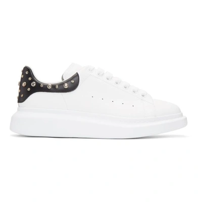 Alexander Mcqueen Studded Low Top Trainer In White
