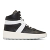 FEAR OF GOD Black & White Basketball Sneakers,FG01S18U-19LE