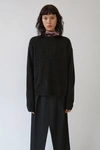 ACNE STUDIOS SAMARA WOOL BLACK MIX