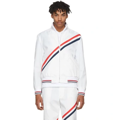 ジャケット THOM BROWNE Women Jackets FBC812BF0765 100 WHITE Thom Browne Jacket - Women's 1 – Fashionably Yours