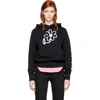 ASHLEY WILLIAMS ASHLEY WILLIAMS SSENSE EXCLUSIVE BLACK FLOWER HOODIE,SS011