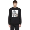 NEIL BARRETT NEIL BARRETT BLACK HYBRID TATTOO SCULPTURE 01 SWEATSHIRT,PBJS330F-G504S