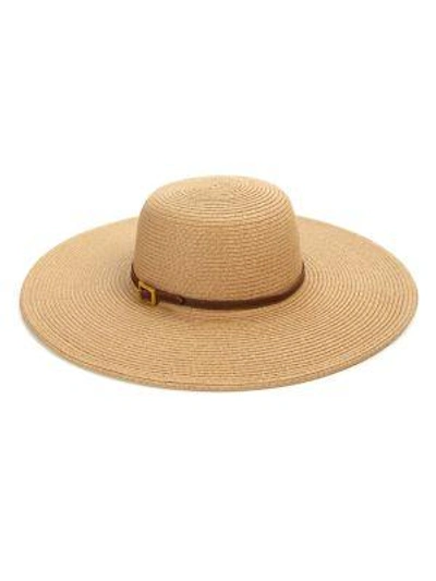 Melissa Odabash Jemima Wide-brim Floppy Beach Hat In Beige