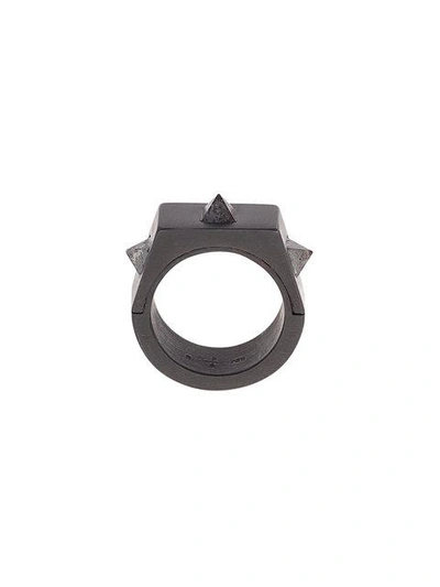 Parts Of Four Sistema Facet Ring In Black