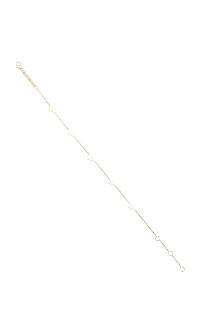 Zoë Chicco Five Itty Bitty Stars Bracelet In Gold