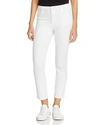 J BRAND RUBY HIGH-RISE CROPPED JEANS IN BLANC,JB001125