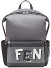 FENDI logo印花拉链背包,7VZ035A13N12501191