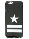 Givenchy Star And Stripe Print Iphone 6 Case In Black