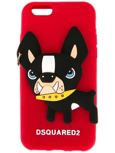 Dsquared2 Sylicon Iphone 7 Case In Red