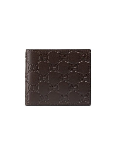 Gucci Signature Wallet In Brown