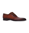 MAGNANNI LEATHER AND SUEDE OXFORD BROGUES,P000000000005815933