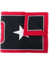 Givenchy Paris Knit Scarf In Black