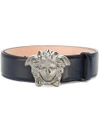 Versace 3d Medusa Buckle Belt - Blue In Blue