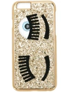 Chiara Ferragni Flirting Glitter Iphone 6/6s Case In Metallic