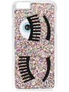Chiara Ferragni Flirting Glitter Iphone 6 Plus Case In Metallic