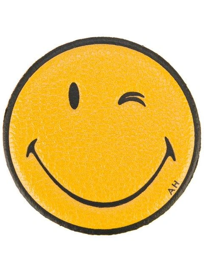 Anya Hindmarch Wink Sticker In Yellow
