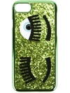 CHIARA FERRAGNI CHIARA FERRAGNI FLIRTING IPHONE 7 CASE - GREEN,CFCIP700111939466