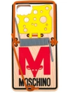 MOSCHINO Moschino iPhone 7-Hülle Im Mausefallen-Design - Farfetch,AW17A7906830311978201
