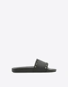 Valentino Rockstud Rubber Slide In Black