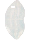 Stella Mccartney White Glitter Lips Iphone Case