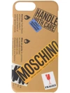 MOSCHINO 标志告示iPhone 6+保护壳,A7923830612218210