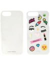 Chiara Ferragni Stickers Iphone 7 Plus Case In Neutrals