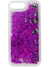 Chiara Ferragni Liquid Glitter & Eyes Iphone 7 Plus Case In Neutrals