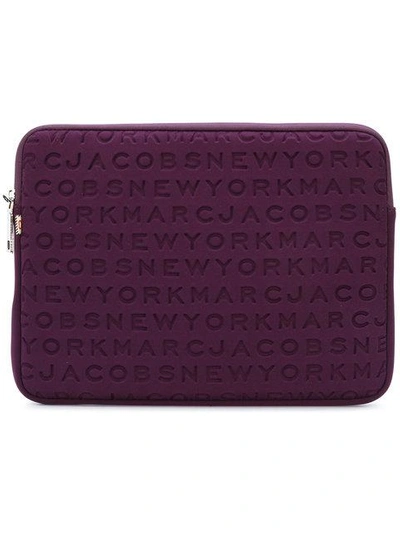 Marc Jacobs Logo 13" Computer Case In Pink