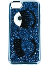 Chiara Ferragni Flirting Glitter Iphone S 7 Case In Blue