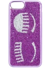 CHIARA FERRAGNI CHIARA FERRAGNI FLIRTING IPHONE 7 PLUS CASE - PURPLE,CFCIP67P01112407306