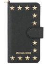 MICHAEL MICHAEL KORS MICHAEL MICHAEL KORS FOLIO IPHONE 7 CASE - BLACK,32F7GE7L3Y12464291