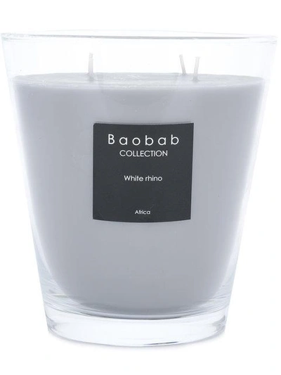 Baobab Collection White Rhino Candle