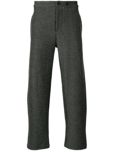 Lost & Found Ria Dunn Cropped Slim-fit Trousers - Grey