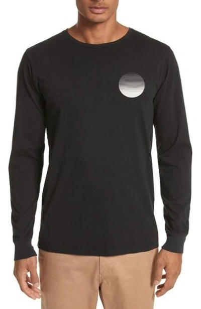 Saturdays Surf Nyc Sunset Printed Cotton-jersey T-shirt In Black