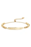 Gorjana Power Intention Strive For Balance Bracelet In Silver