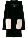 LA SEINE & MOI MIRA CONTRAST POCKET COAT,MIRAAW1712380631